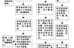 个人非营业性客车额度电话拍卖操作流程